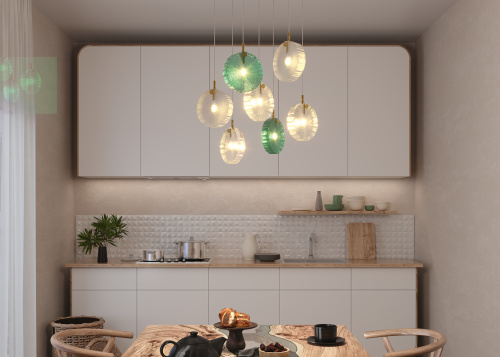 Подвесной светильник Maytoni MOD254PL-07BS фото 9